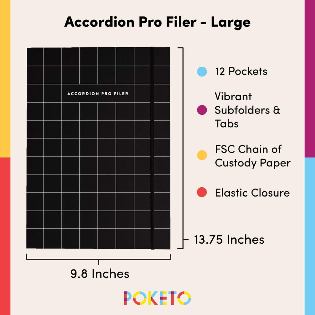 Accordian Pro Filer Large - Bauhaus