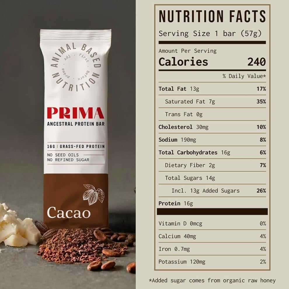 Ancestral Protein Bar - Cacao (7 Pack)