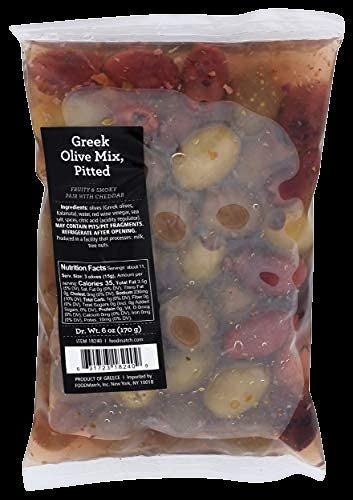 Pitted Greek Olive Mix
