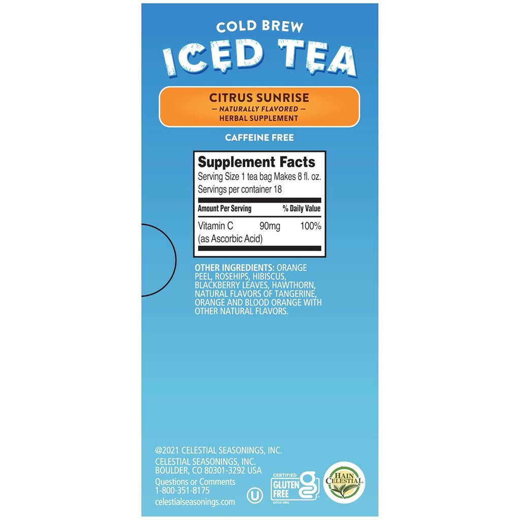 Cold Brew Iced Tea - Citrus