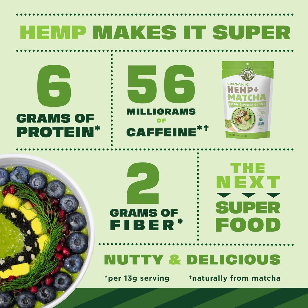 Organic Matcha Hemp Protein