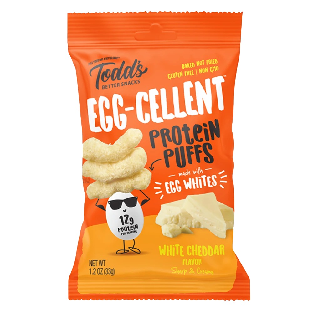 Egg-Cellent Protein Puffs - White Cheddar (10 Pack)