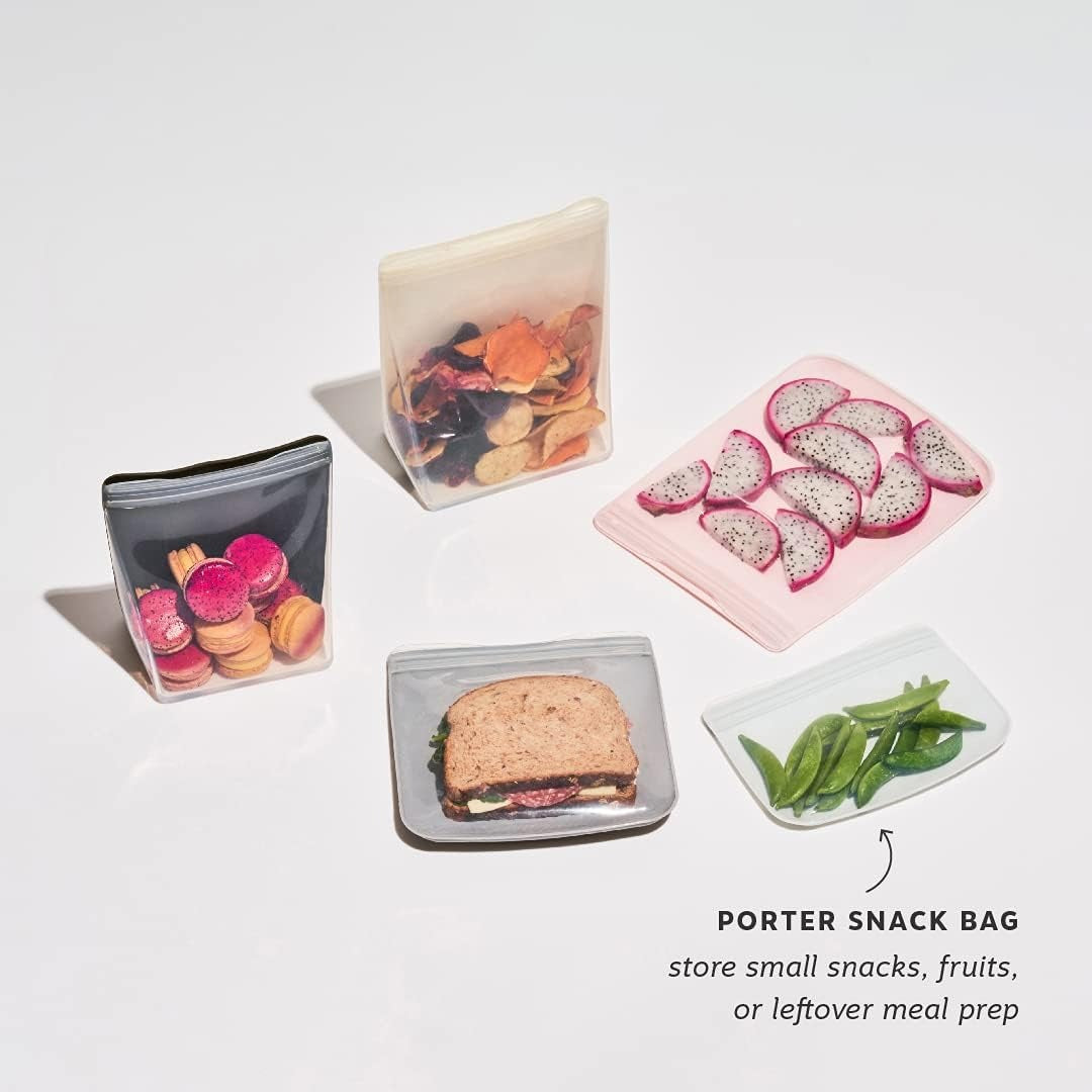 10oz Portable Silicone Snack Bag - Mint