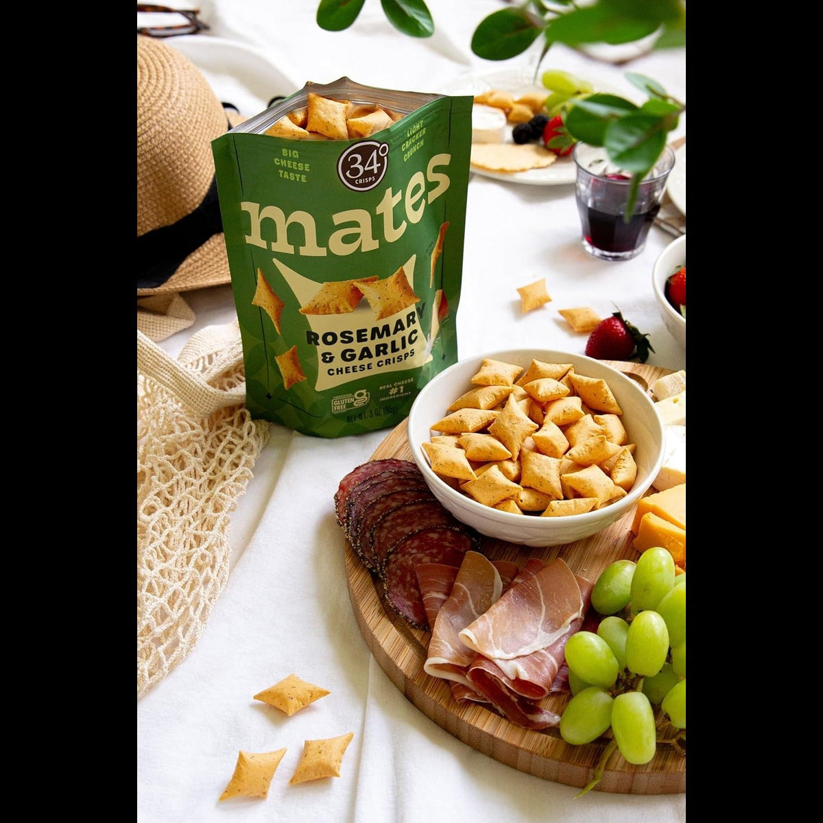 Rosemary & Garlic Cheese Crisps