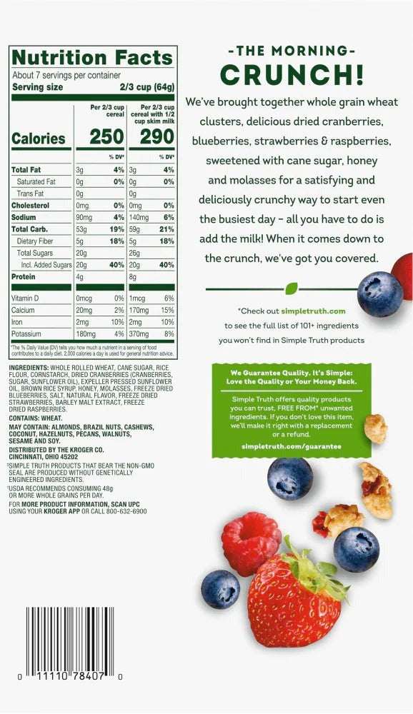 Mixed Four Berry Granola Retail Box