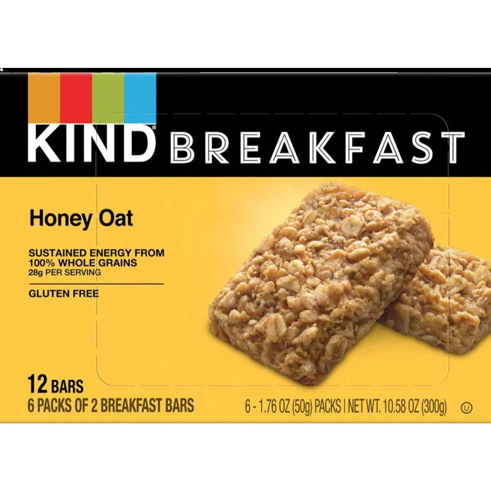 Honey Oat Breakfast Bars (12 CT)