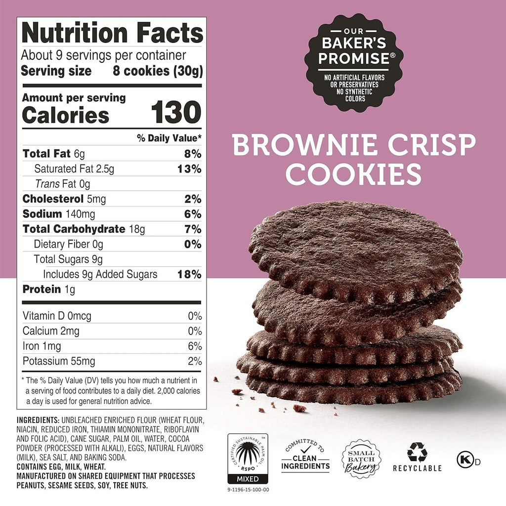 Moravian Style Brownie Crisps