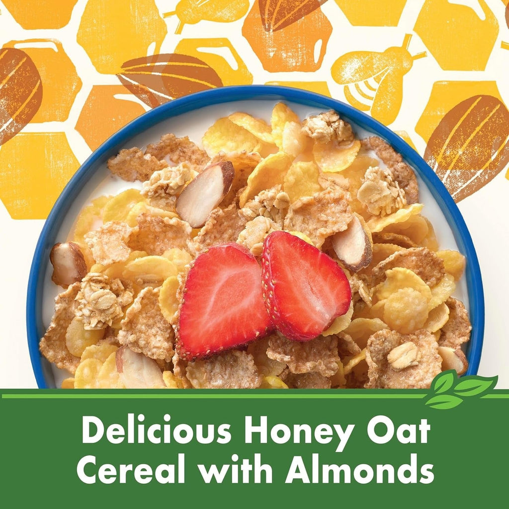 Cascadian Farm Organic Honey Oat Crunch Cereal With Almonds