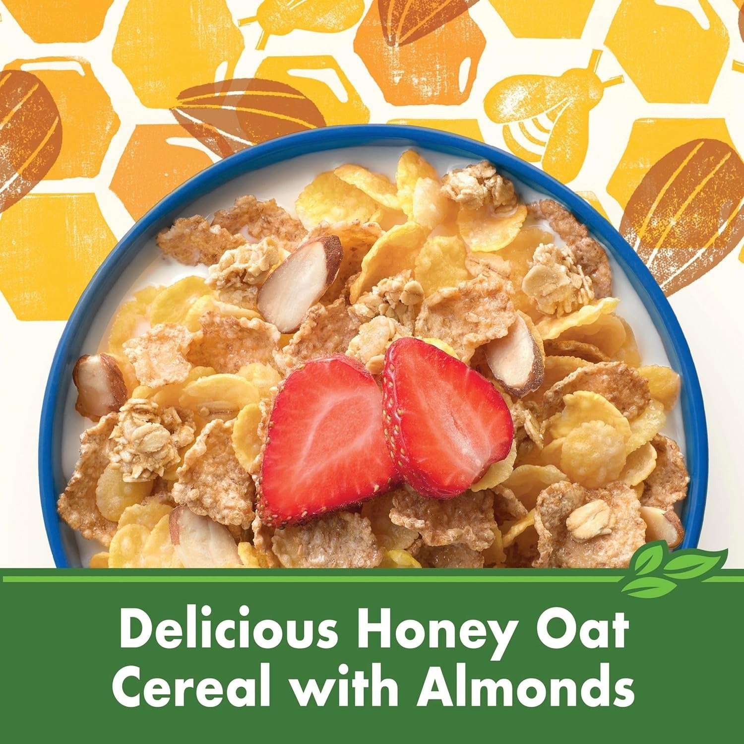 Cascadian Farm Organic Honey Oat Crunch Cereal With Almonds