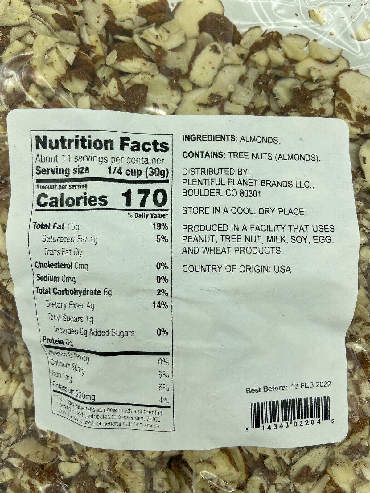 Sliced Almonds