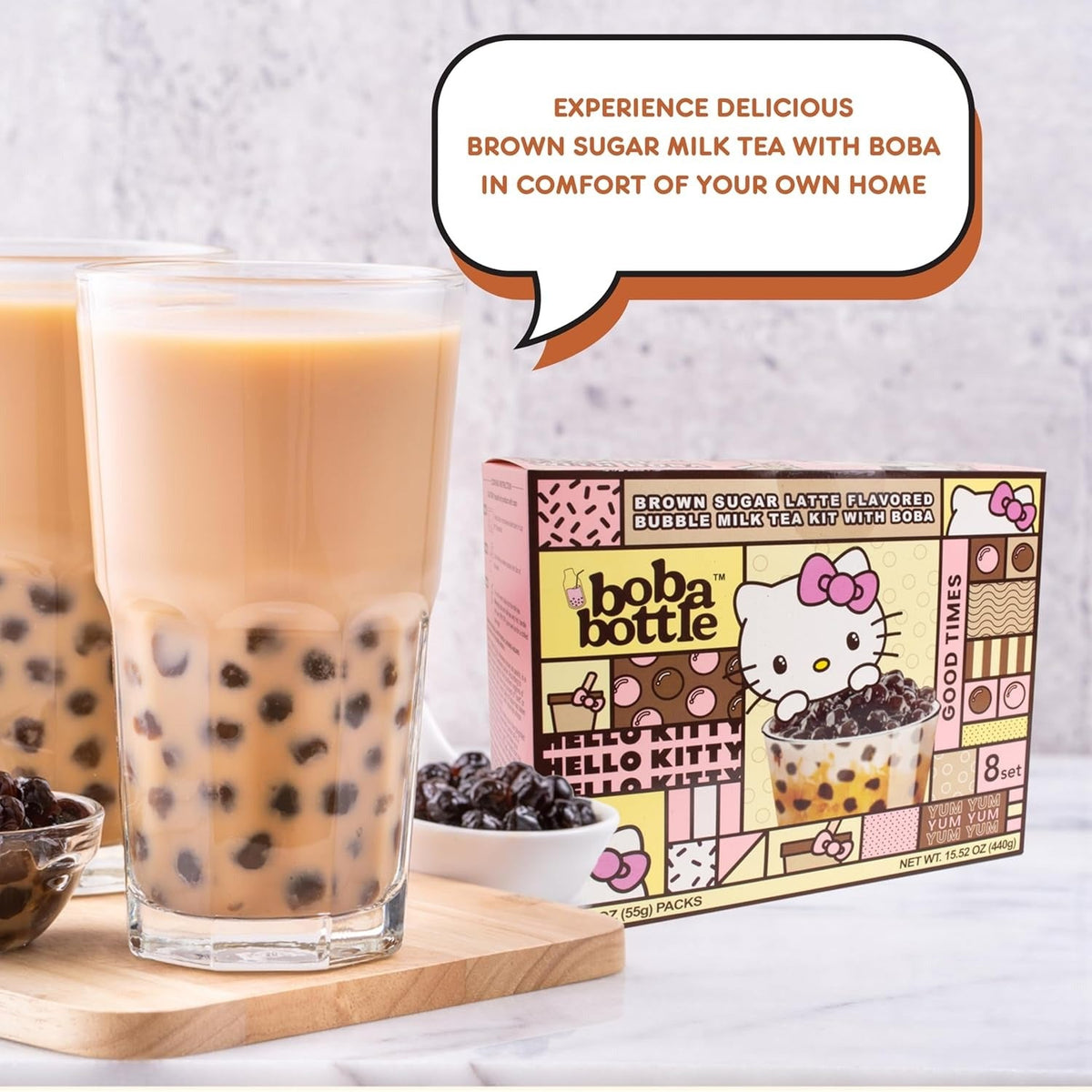 Brown Sugar Milk Tea With Boba