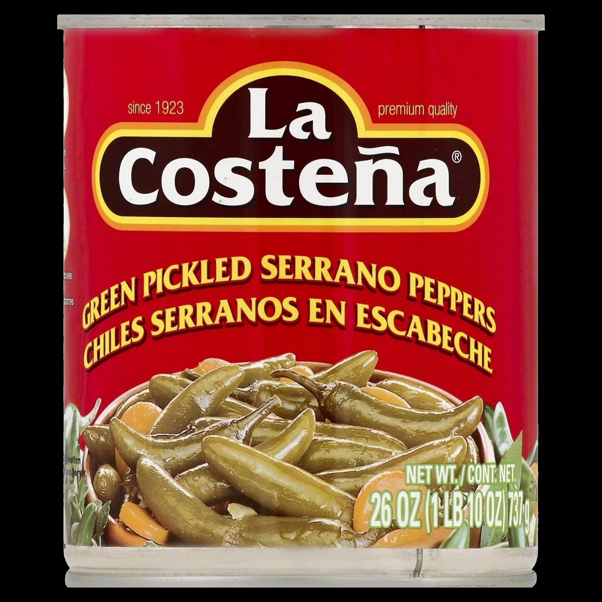 Green Pickled Serrano Pepper