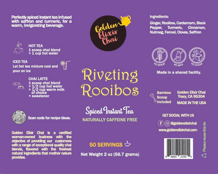 Riveting Rooibos Spiced Instant Tea