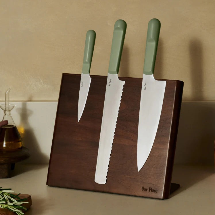 Serrated Slicing Knife - Sage
