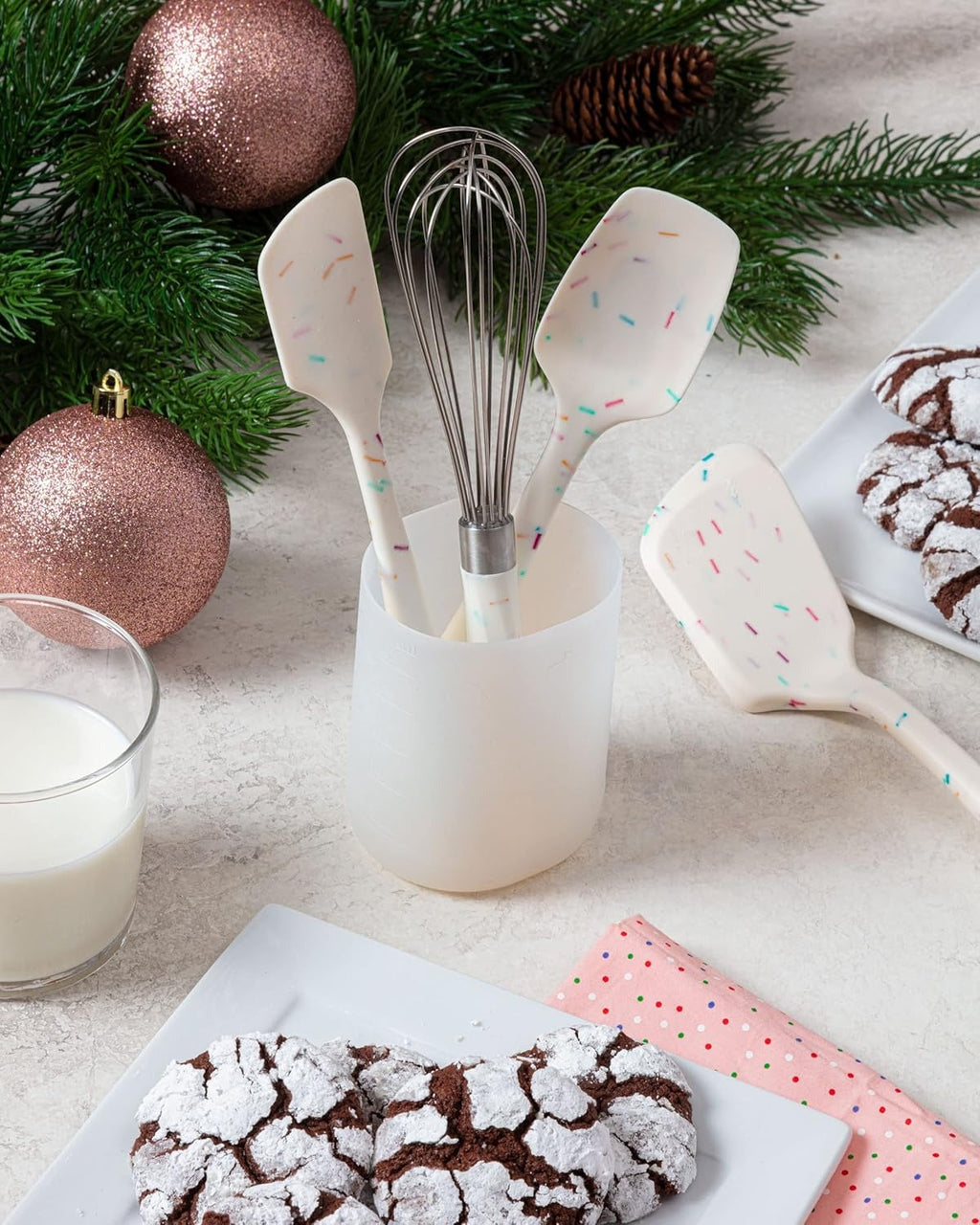 4-Piece Mini Tool & Container Set - Sprinkle