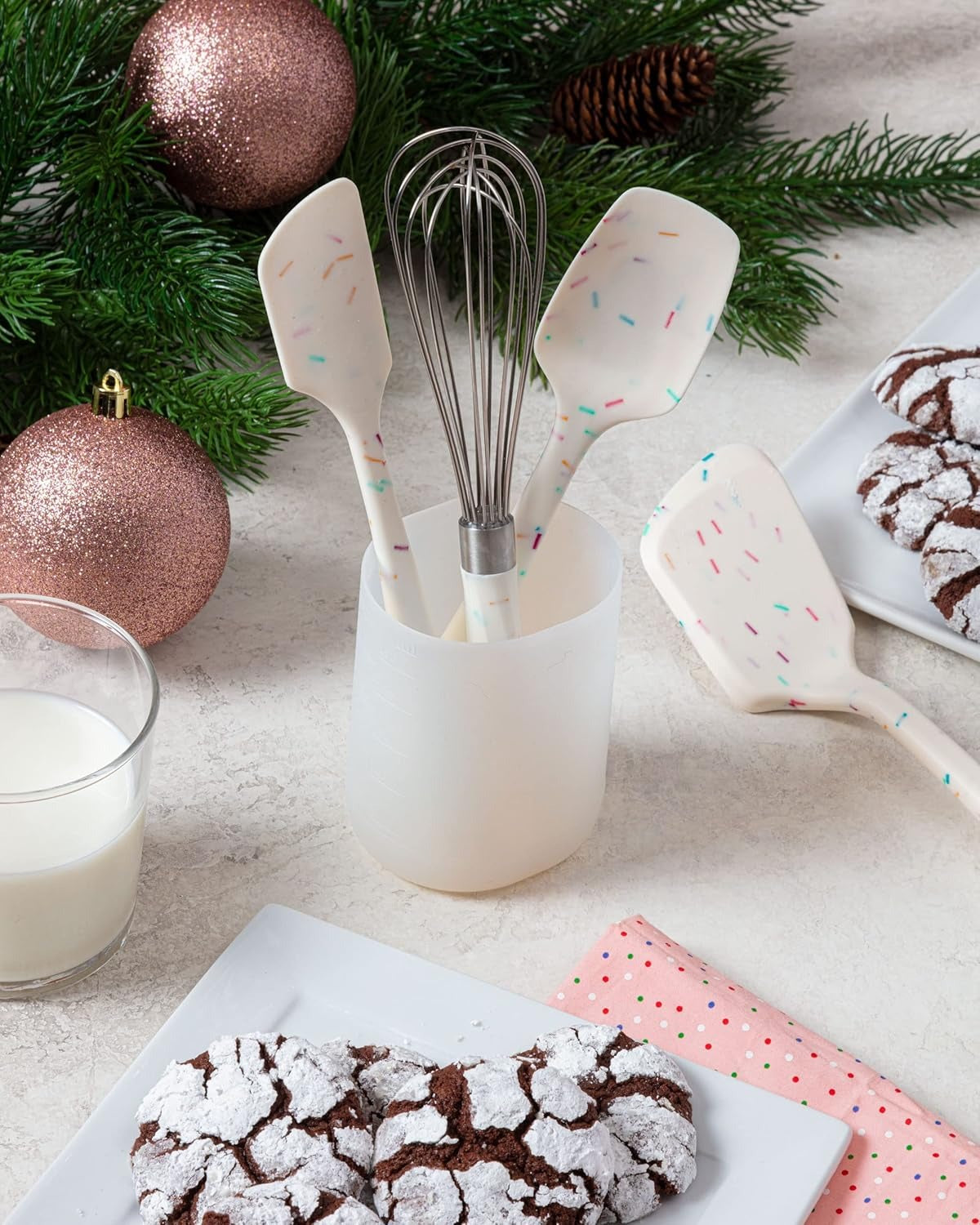 4-Piece Mini Tool & Container Set - Sprinkle