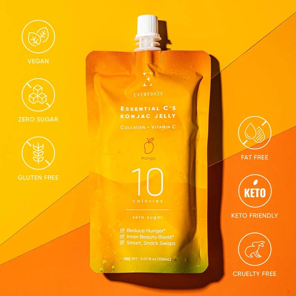 Essential C's Konjac Jelly - Mango (10 Pack)