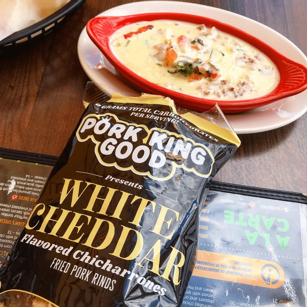 White Cheddar Fried Pork Rinds (12 CT)