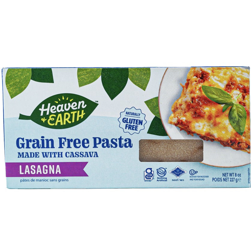 Grain Free Cassava Pasta Lasagna Noodles