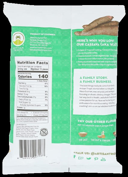 Cassava Root Jalapeno Chips