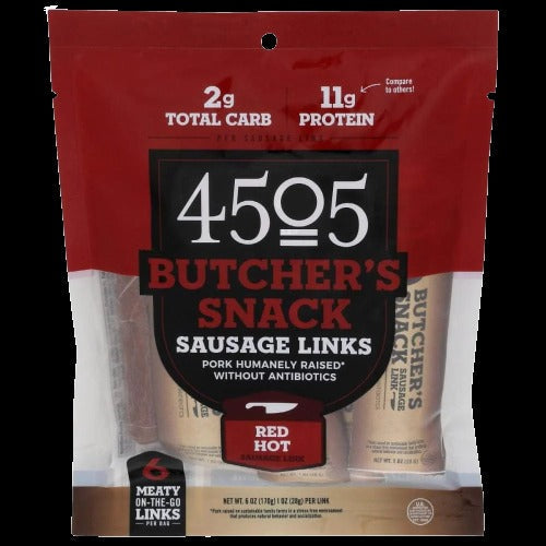 Red Hot Sausage Link Meat Sticks