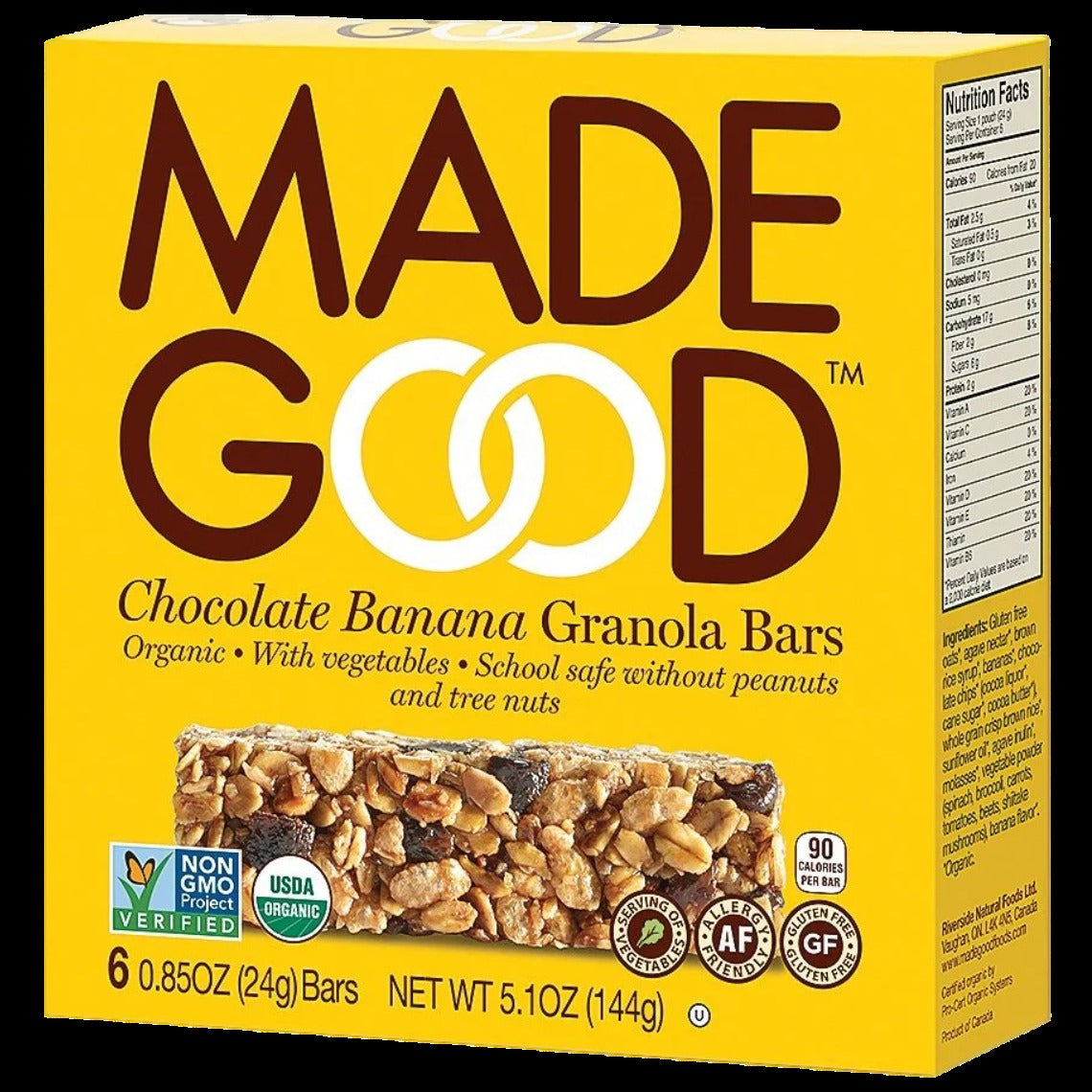 Chocolate Banana Granola Bar