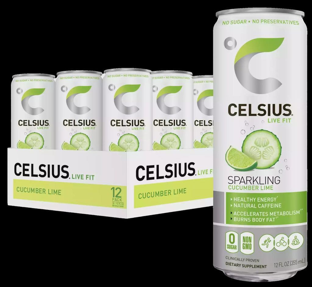 Cucumber Lime Sparkling Water (12 Pack)