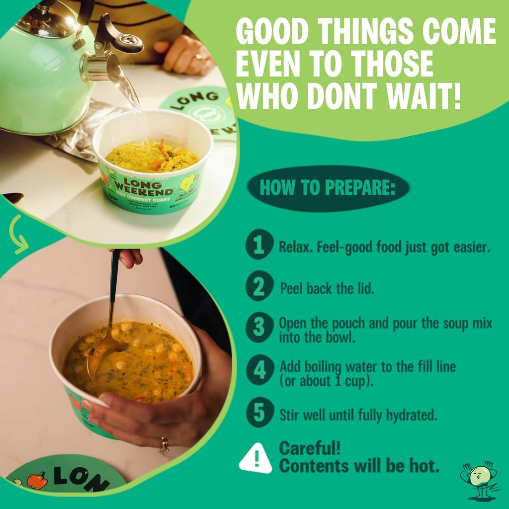 Thai Coconut Instant Soup (6 Pack)