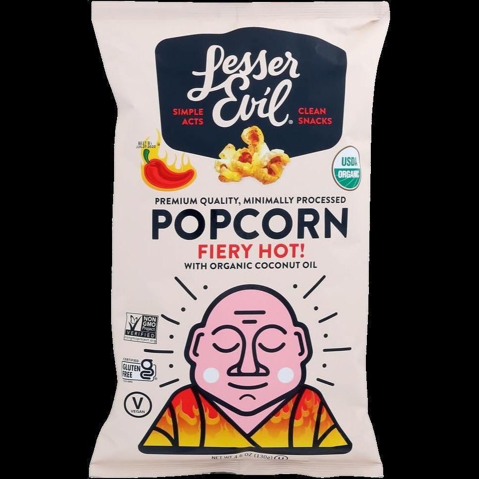 Organic Fiery Hot Popcorn