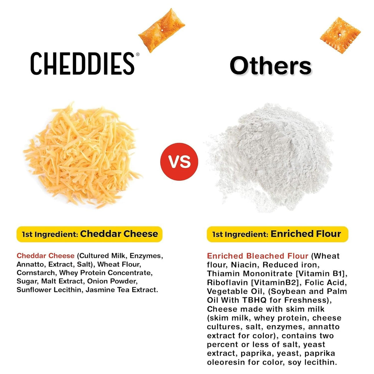 Variety Pack Classic Sea Salt, Double Cheddar, Spicy Cheddar Crackers (12 Snack Bags)