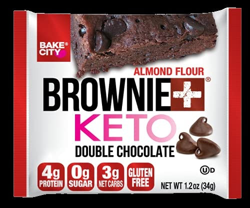 Double Chocolate Keto Brownies (12 Pack)