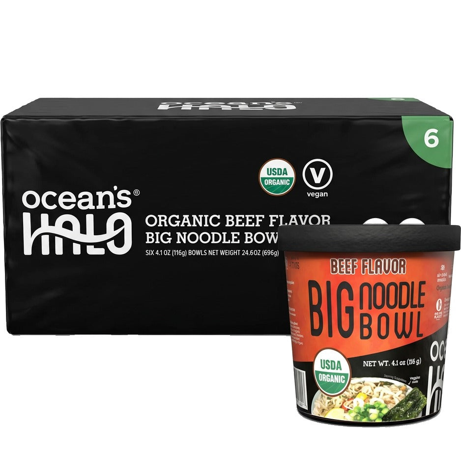 Organic Vegan Beef Big Noodle Bowl (6 CT)