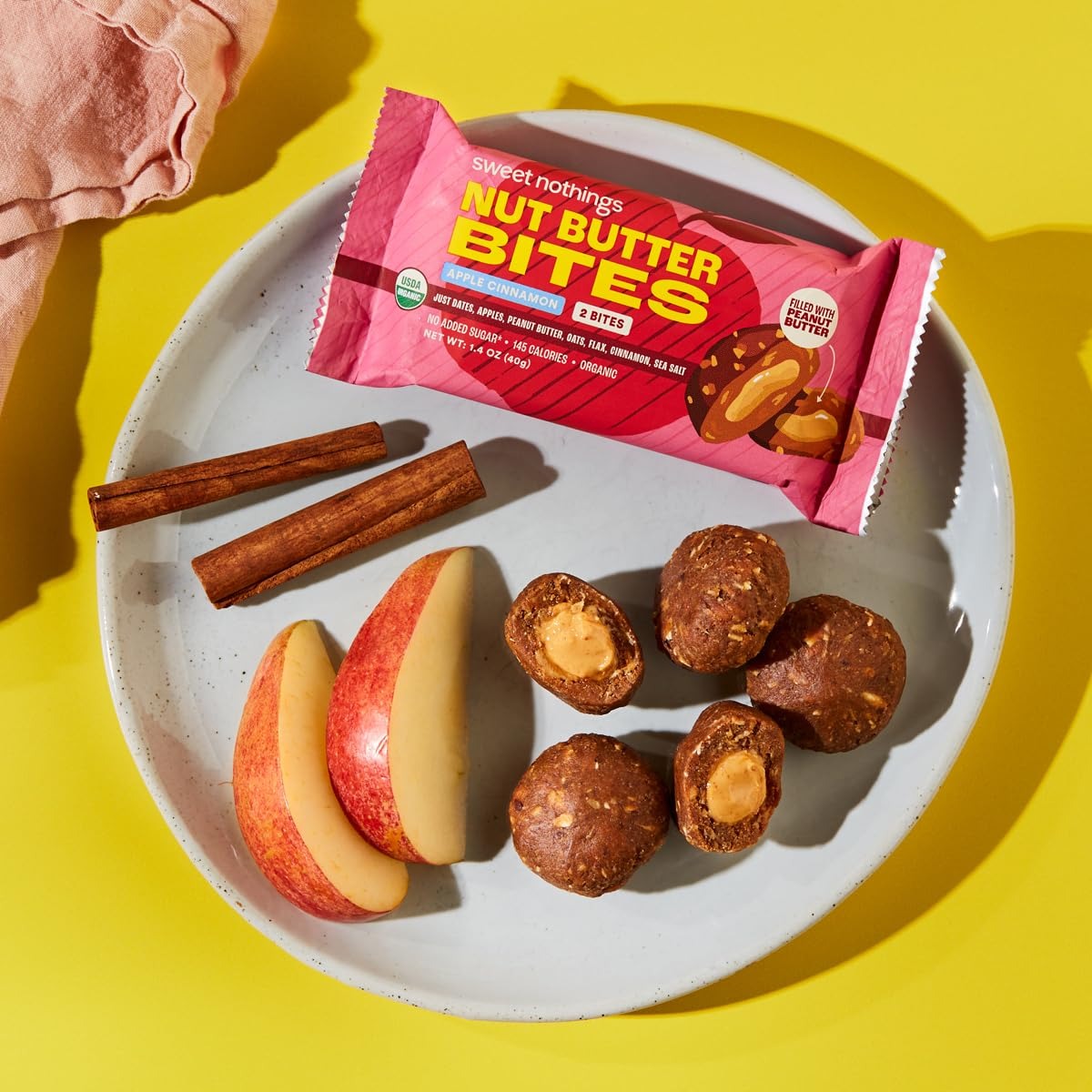 Organic Apple Cinnamon Nut Butter Bites (12 CT)