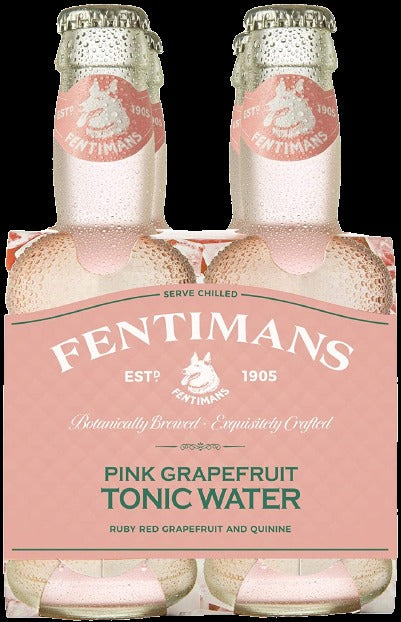 Pink Grapefruit Tonic Water, 4 Pack