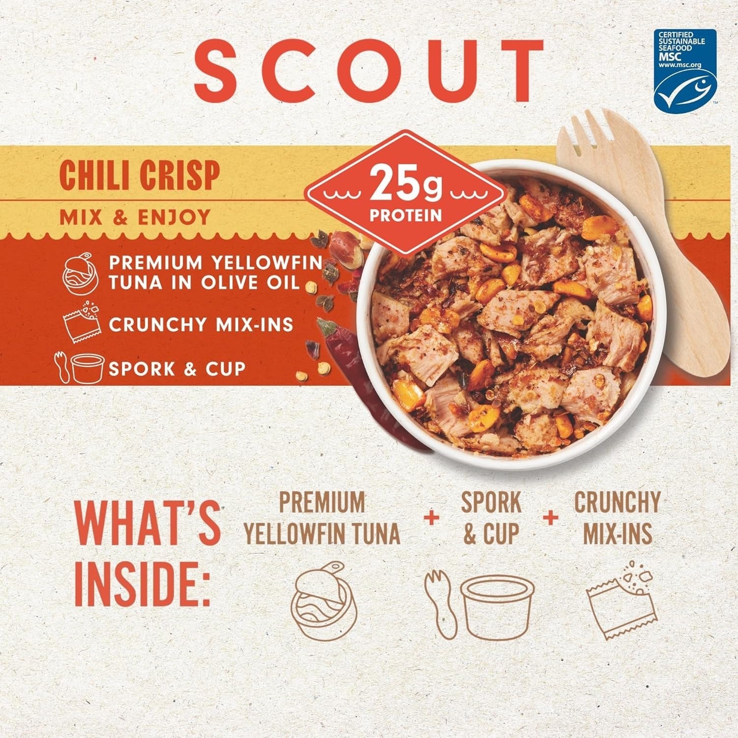 Chili Crisp Tuna Snack Kit (6 Pack)