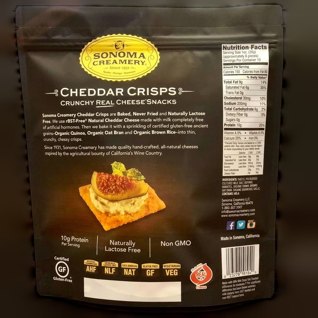 Cheddar Cheese Crisps