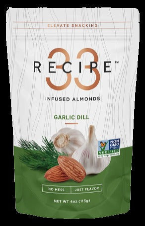 Garlic Dill Infused Almonds