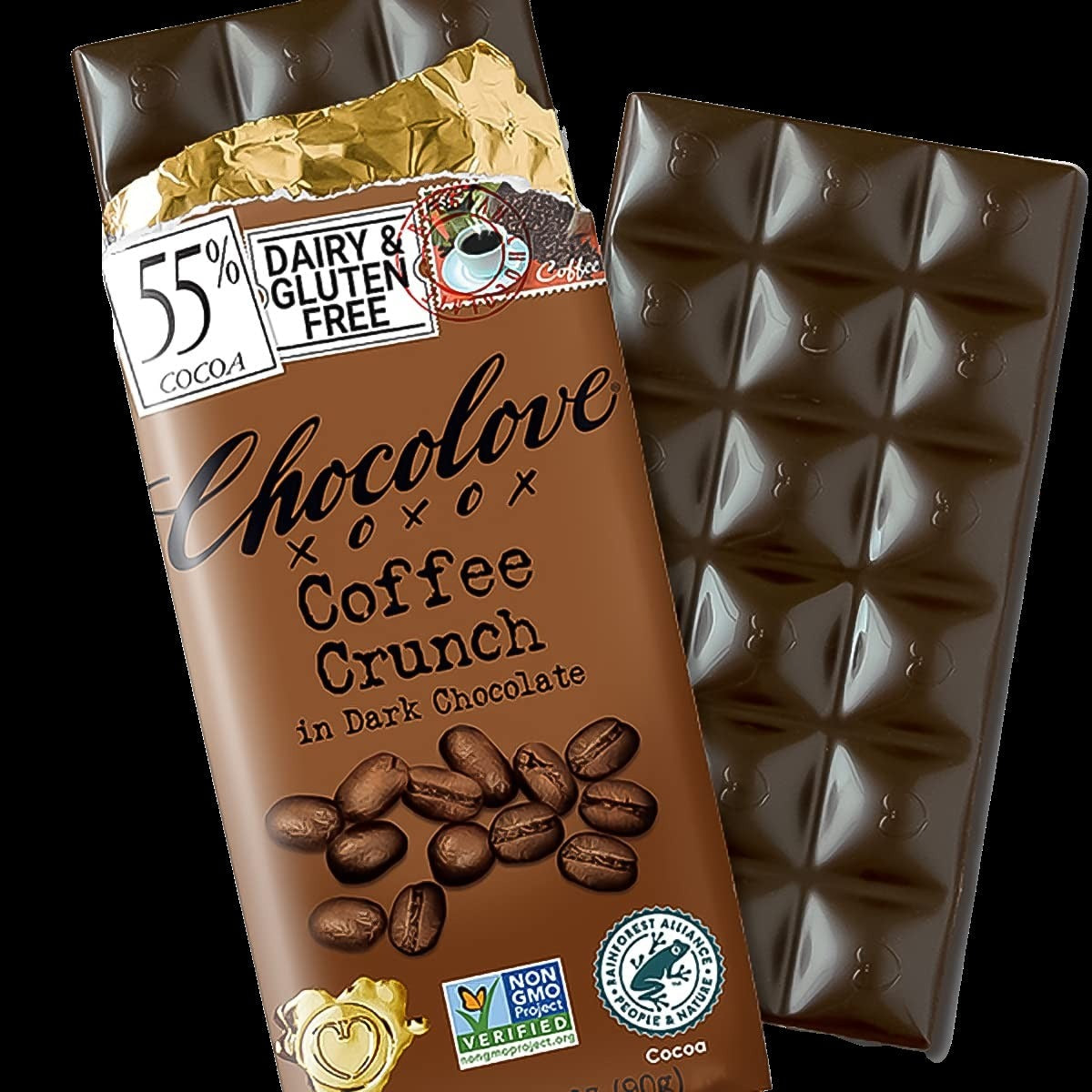 Dark Chocolate Coffee Crunch Bar