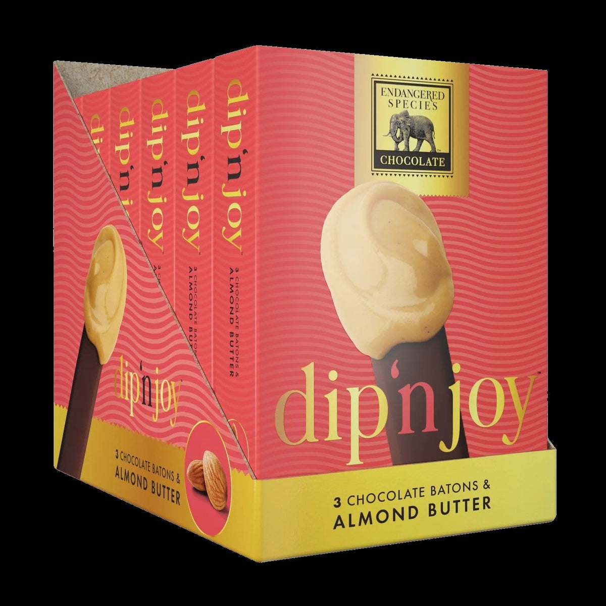 Dip And Joy Chocolate Almond Butter Stick (6 Pack)