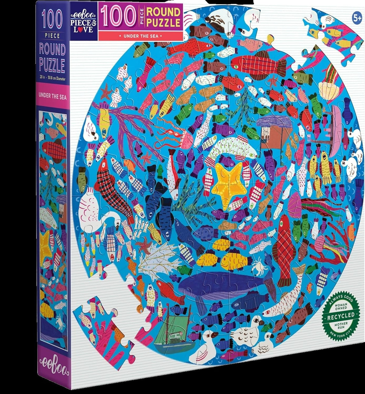 Under The Sea - 100pc Round Jigsaw Puzzle