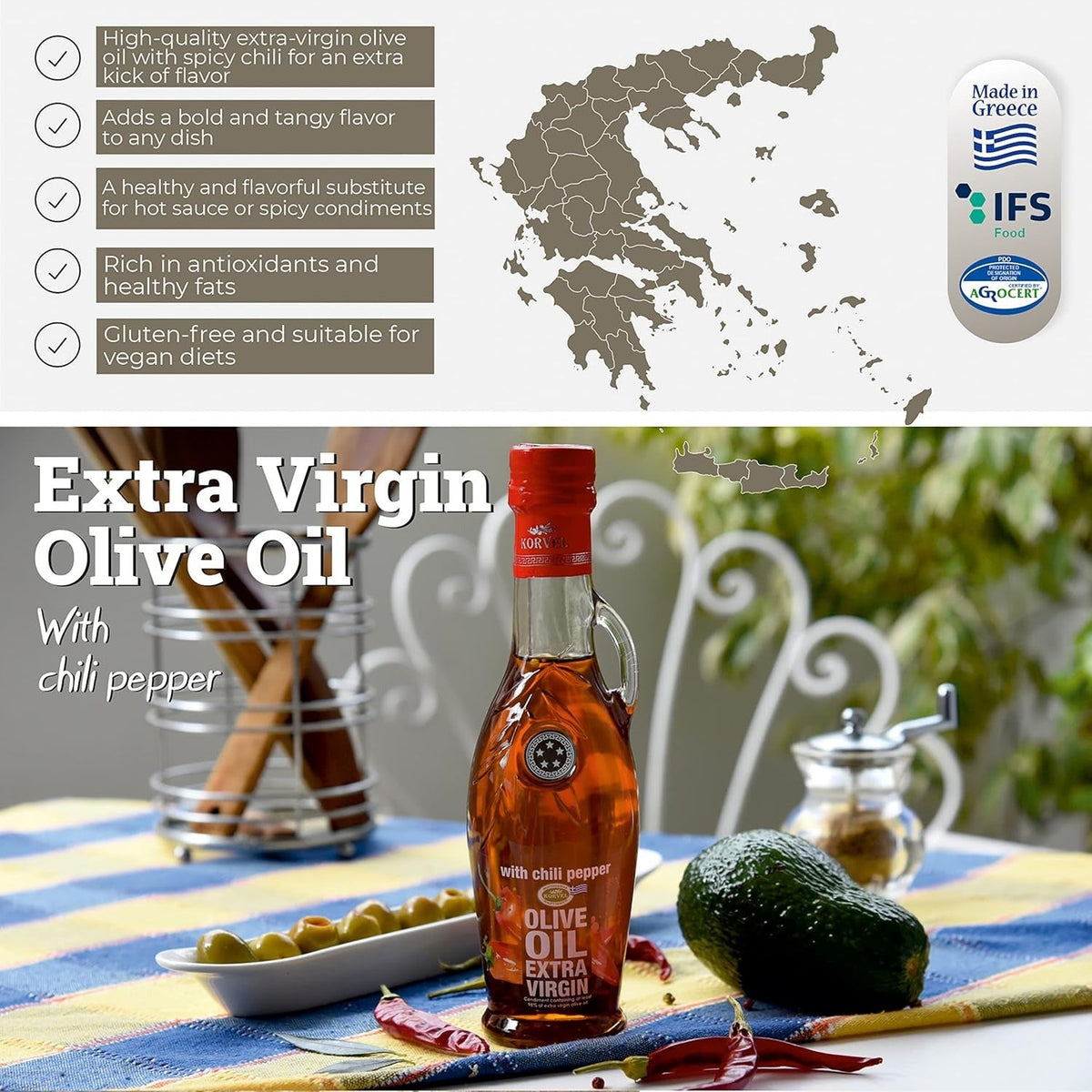 Chili Pepper Infused Olive Oil