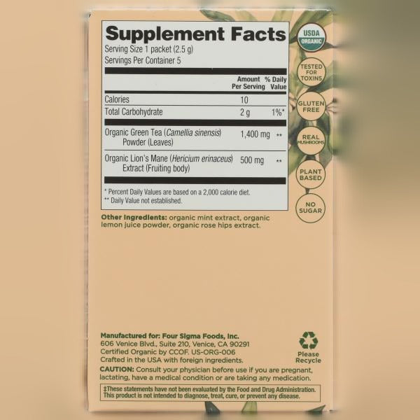 Organic Green Tea - Focus (5 CT)