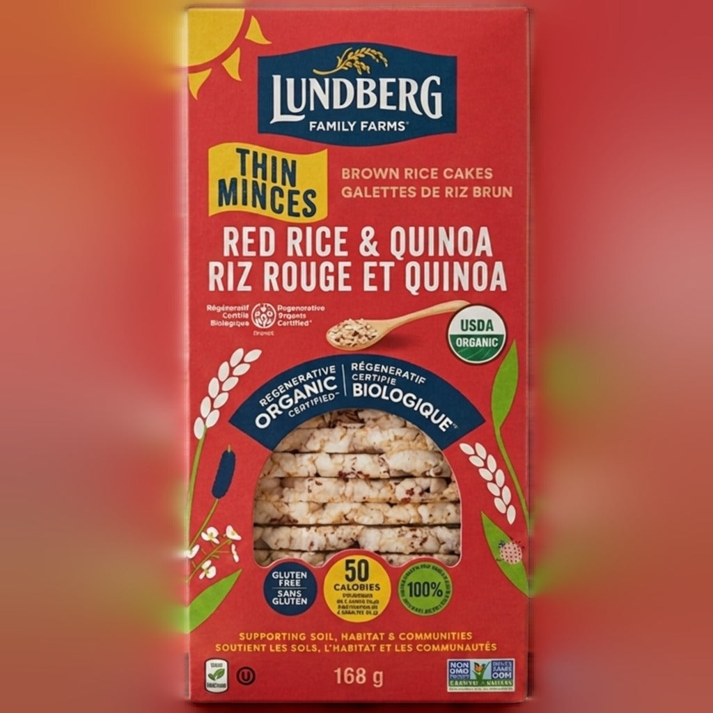 Organic Red Rice & Quinoa Brown Rice Cakes