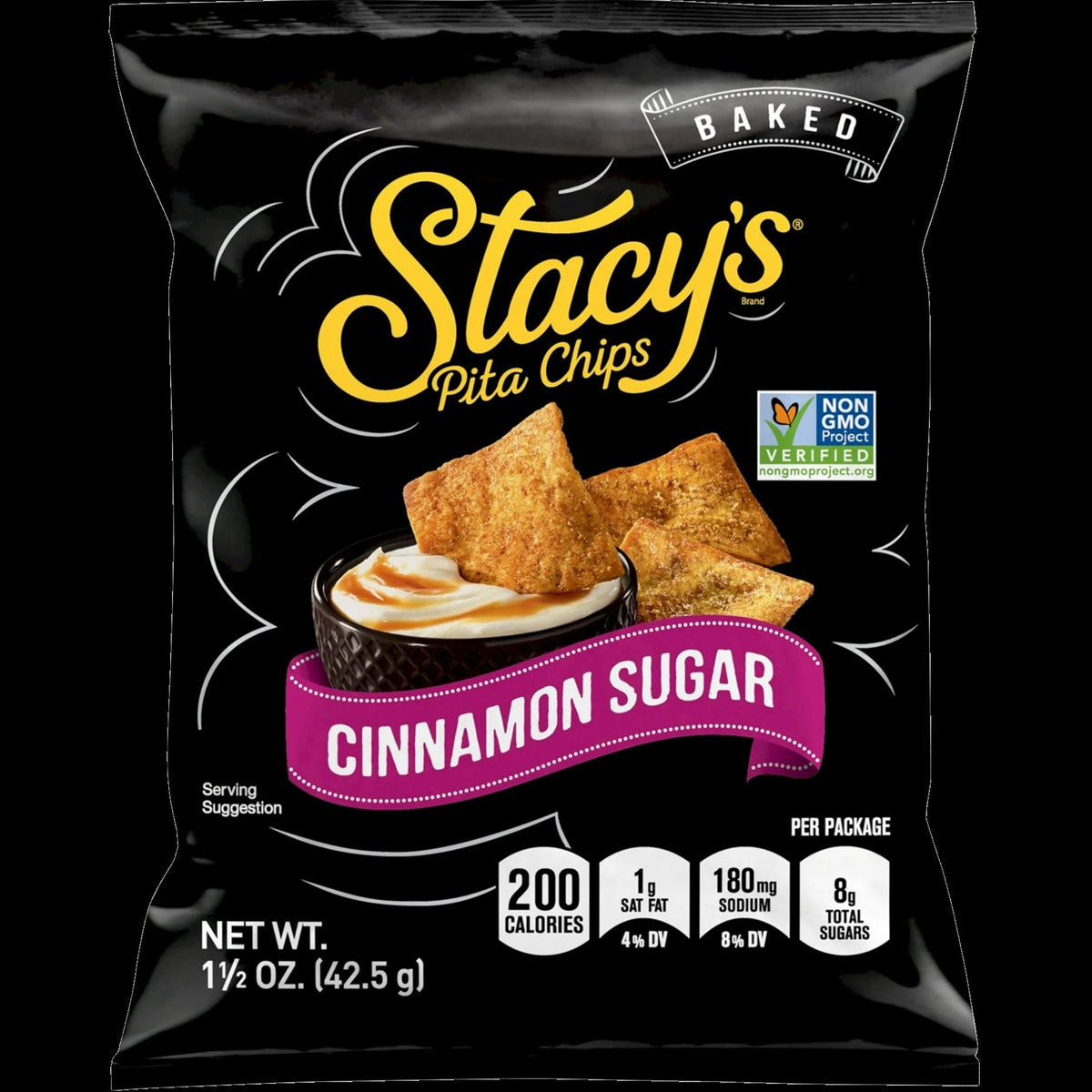 Baked Pita Chips Cinnamon Sugar (Snack Size)