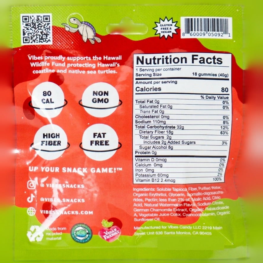 Sour Watermelon Fruity Stars (6 CT)