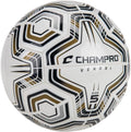 Venari 20 Panel Soccer Ball - #5 Black Silver Vegas Gold