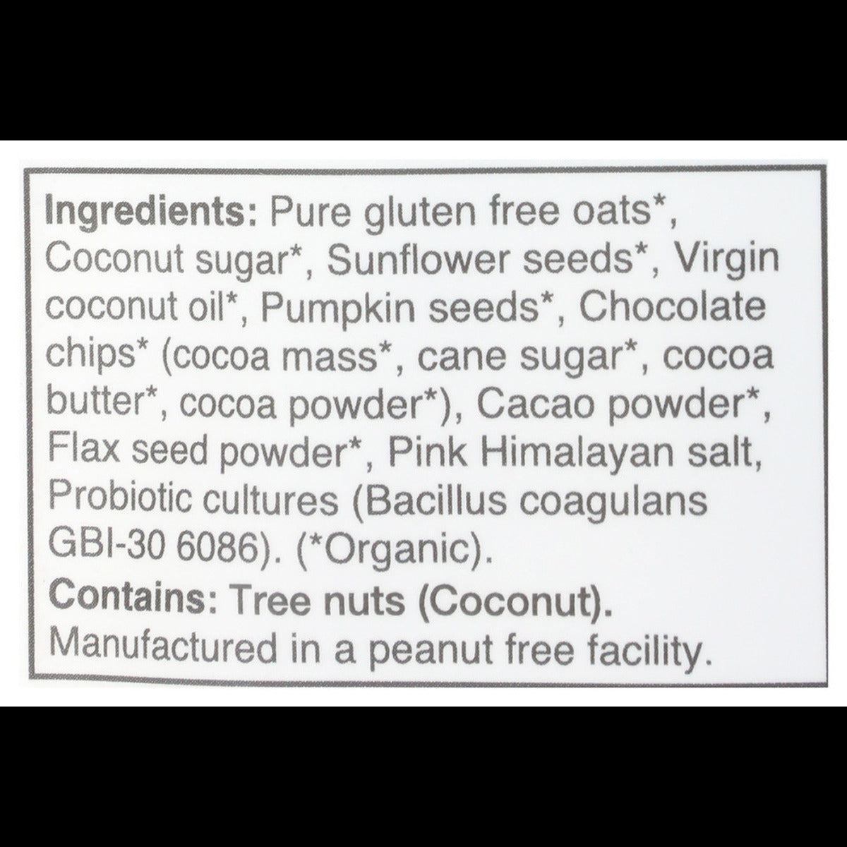 Organic Chocolate Oat Clusters