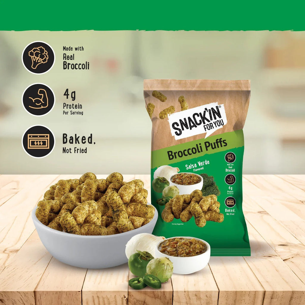 Broccoli Puffs Salsa Verde