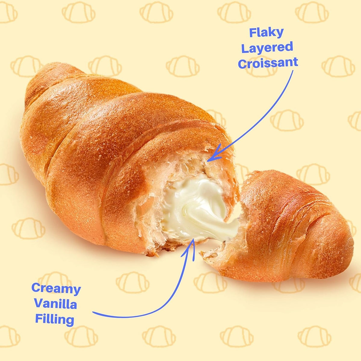 Vanilla Soft Croissant (4 Pack)
