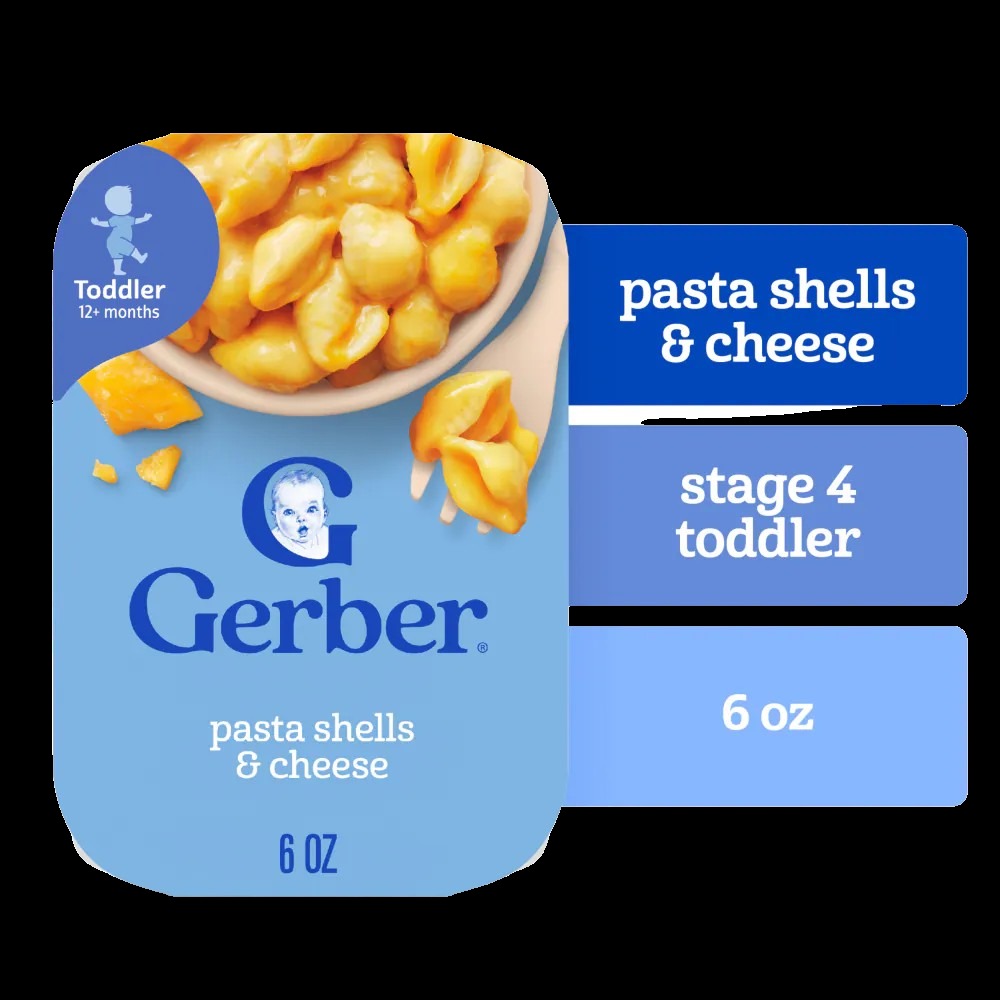Mealtime for Toddler Pasta Shells & Cheese